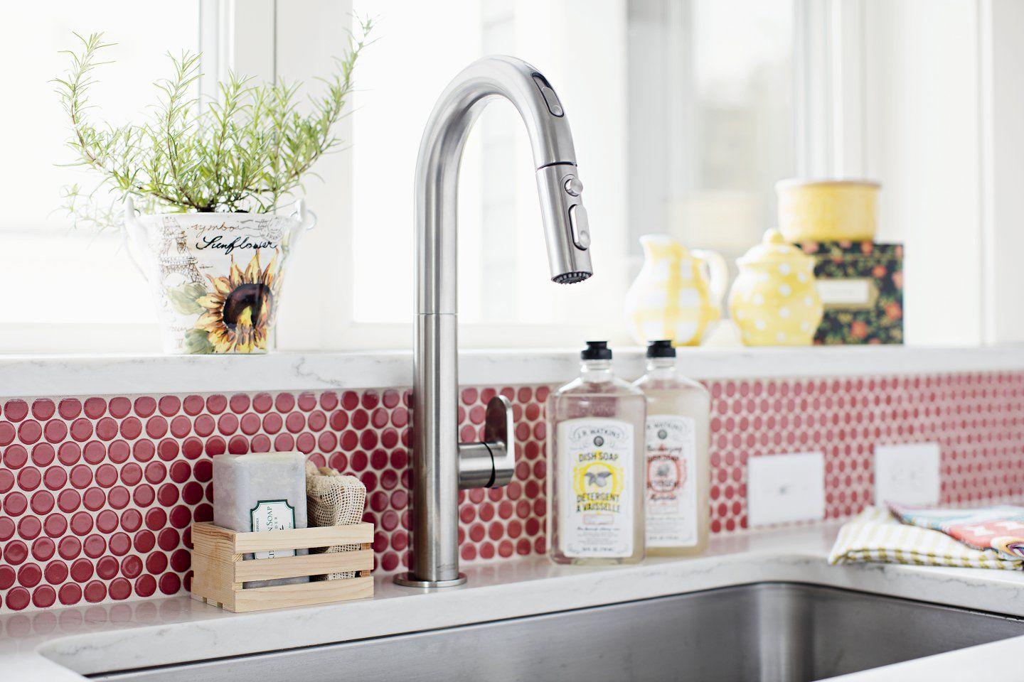 Penny round: Những viên gạch tròn tạo nên sức hút lớn trong trang trí nhà