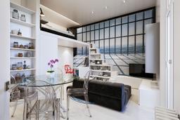Căn hộ 29m² đẹp "lịm tim" nhờ khung cửa sổ bí ẩn nhìn ra thành phố
