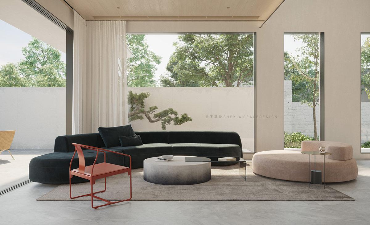 Ngôi nhà có thiết kế đẹp như tranh, lại có cả bể bơi đáy kính sang chảnh