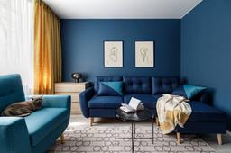 Căn hộ 40m² phối màu cá tính cùng nội thất đơn giản nhưng thanh lịch