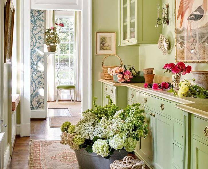 Những sắc xanh lá cây mát mẻ cho không gian sống luôn tươi mới