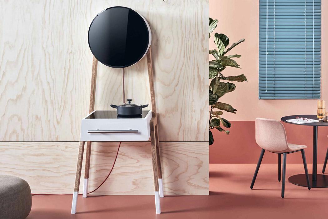 Cucinotta -"phòng bếp di động" tí hon nhưng tiện nghi và linh hoạt miễn bàn