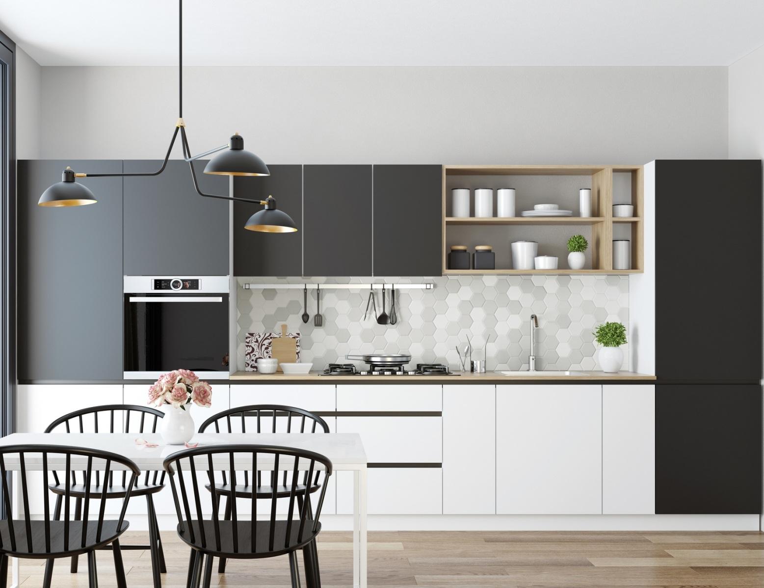 Tủ bếp chữ I: Ưu và nhược điểm cần biết trước khi lựa chọn để thiết kế phòng bếp