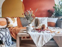 Thêm những ý tưởng trang trí nội thất cho phòng khách mùa Thu muôn phần ấm áp