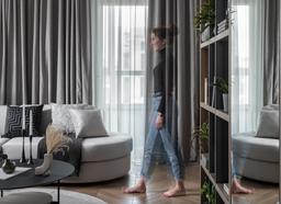 Căn hộ 96m² tối giản nhưng "chất lừ" với ba màu trắng - xám - đen của nàng độc thân