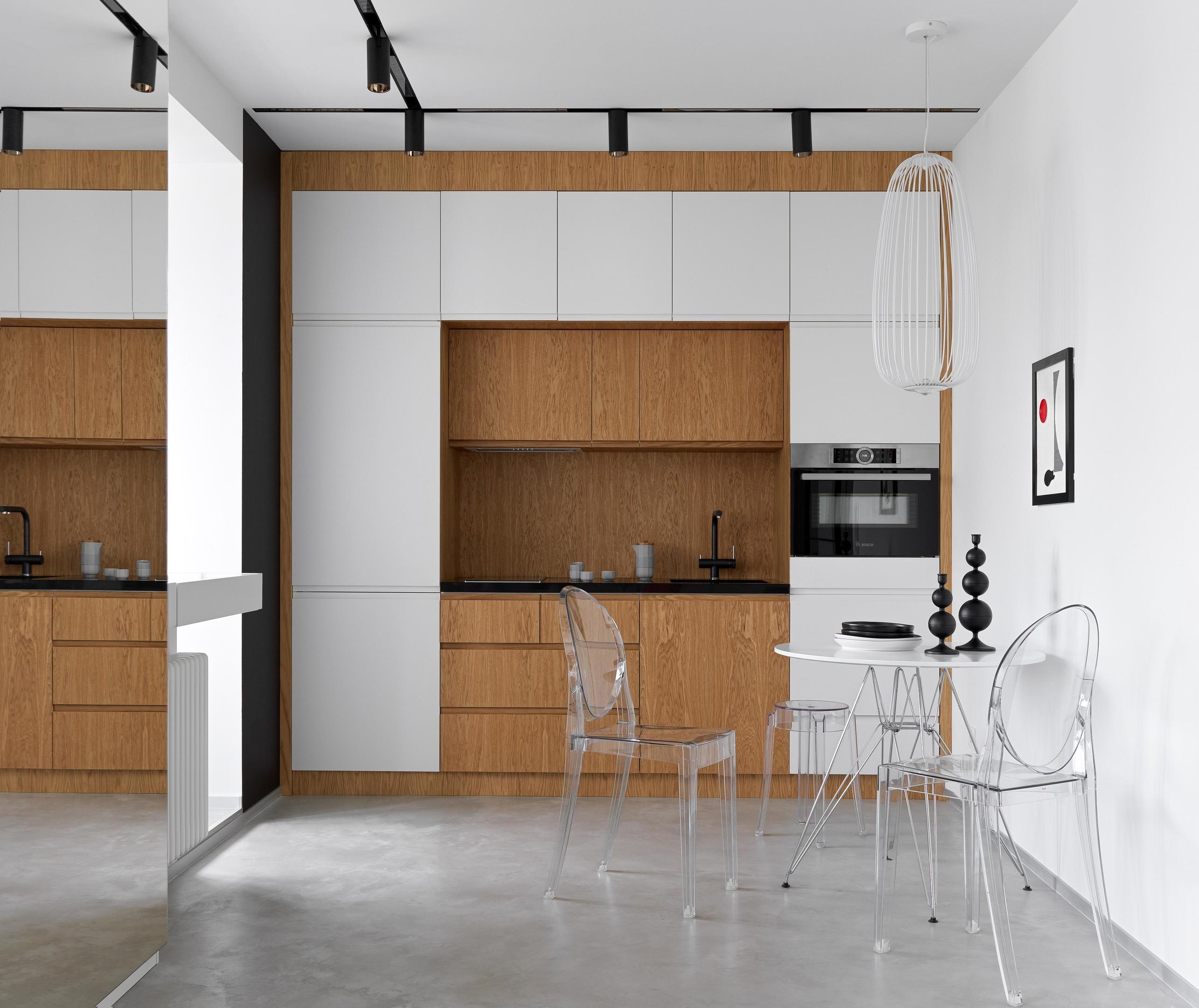 Căn hộ 40m² khéo léo sử dụng nội thất trong suốt để "cơi nới" diện tích nhỏ