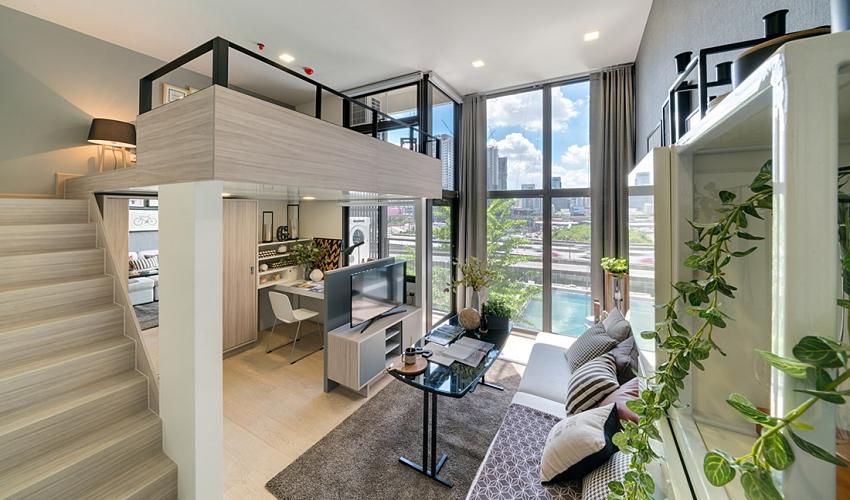 Căn hộ gác lửng diện tích nhỏ nhưng tiện nghi và thẩm mỹ không chê vào đâu được