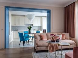 Hồng phấn - xanh lam: Cặp đôi ngọt ngào và thú vị trong trang trí nội thất