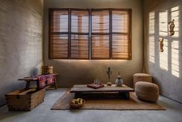 Căn hộ 60m² thiết kế theo phong cách wabi-sabi, vẻ đẹp từ điều không hoàn hảo mộc mạc