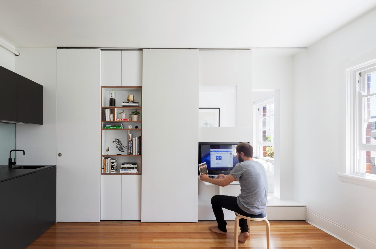 Căn hộ chỉ 27m² sau mỗi bức tường lại là cả tá bất ngờ, đụng đâu cũng là nội thất thông minh