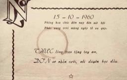 Ấn tượng với thực đơn tiệc cưới thời xưa: Vừa lịch sự vừa "tình" như thơ ca