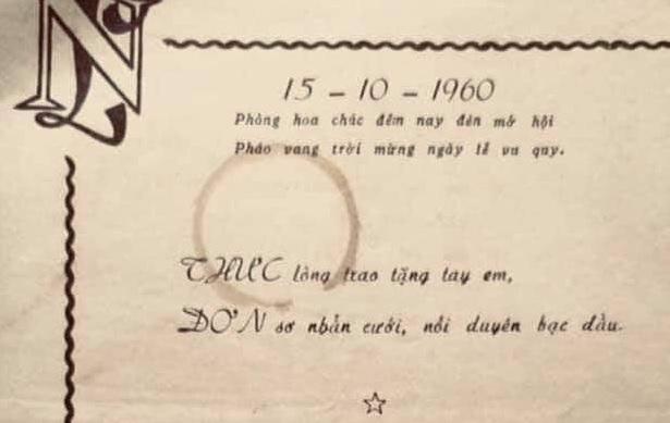 Ấn tượng với thực đơn tiệc cưới thời xưa: Vừa lịch sự vừa "tình" như thơ ca