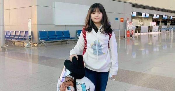 Con gái 10 tuổi của Thúy Nga dìu bà sang Mỹ thăm mẹ sau 1 năm xa cách