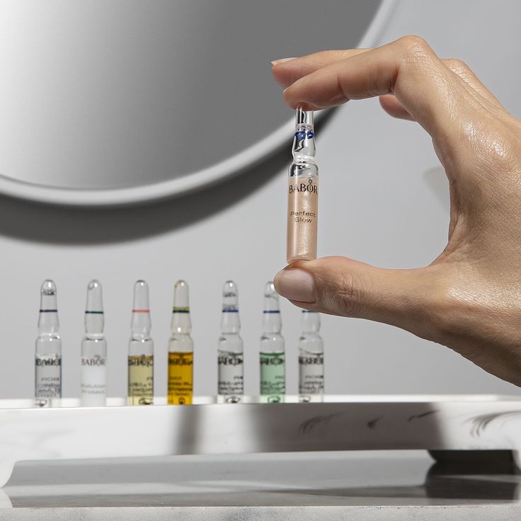 Ampoule thường được để trong các ống có dung tích nhỏ.